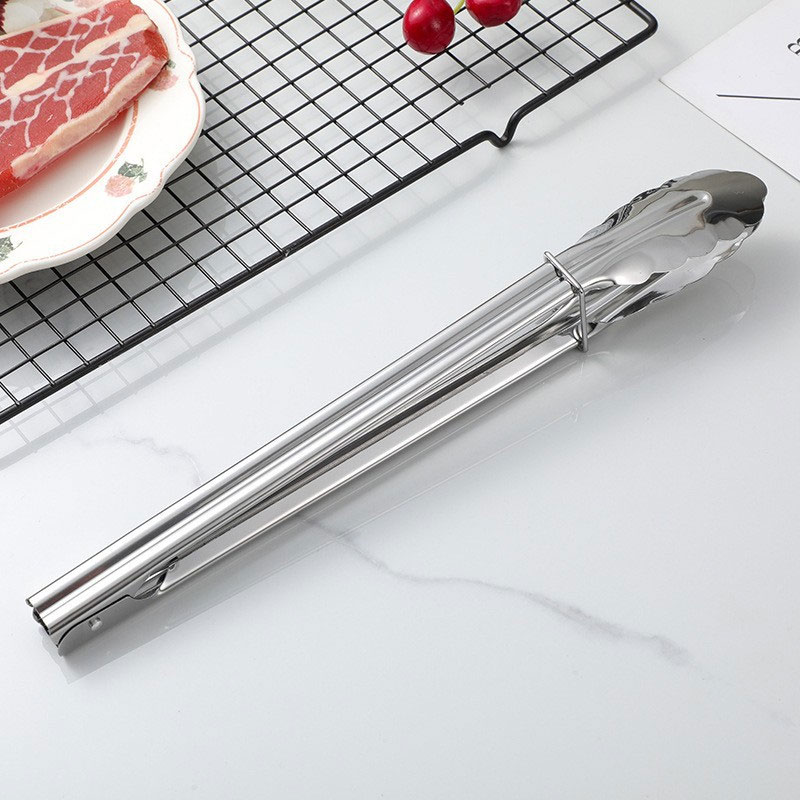Stainless Steel Barbecue Grill Tongs