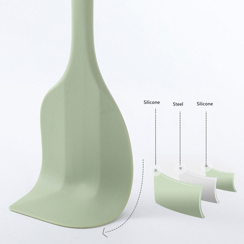 One Piece Silicone Cake Stirring Tool Cream Spatula
